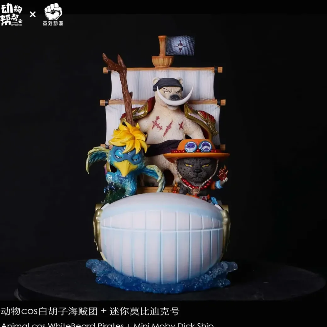 Animals Cosplay Whitebeard Pirates - ONE PIECE Resin Statue - JacksDo Studios