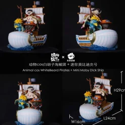Animals Cosplay Whitebeard Pirates - ONE PIECE Resin Statue - JacksDo Studios