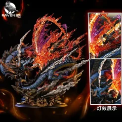 Anniversary Ver. Roronoa Zoro VS Kaido with LED - ONE PIECE Resin Statue - RAVEN Studio