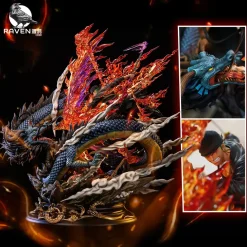 Anniversary Ver. Roronoa Zoro VS Kaido with LED - ONE PIECE Resin Statue - RAVEN Studio
