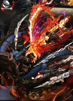Anniversary Ver. Roronoa Zoro VS Kaido with LED - ONE PIECE Resin Statue - RAVEN Studio