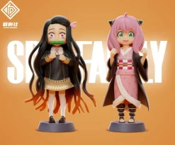 Anya Forger & Nezuko Kamado - SPY X FAMILY Demon Slayer: Kimetsu no Yaiba Resin Statue - Echo Studio