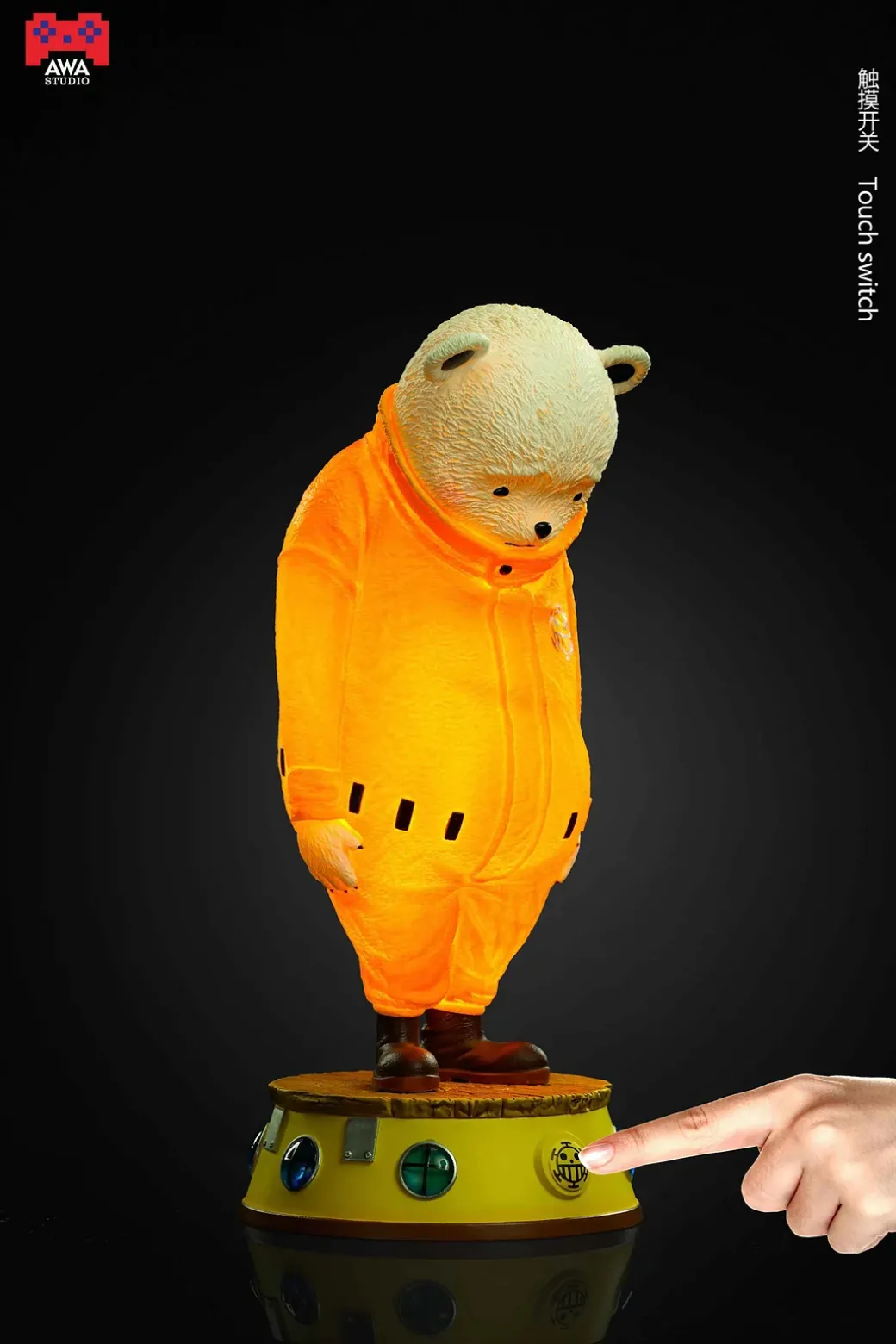 Apologize Bepo Night Lamp with LED - ONE PIECE Resin Statue - AWA Studio