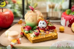 Apple Family Picnic Time Fuecoco & Applin & Flapple & Appletun - Pokemon Resin Statue - Moon Shadow Studios