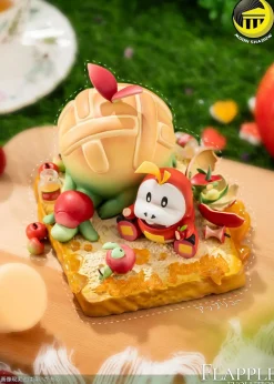 Apple Family Picnic Time Fuecoco & Applin & Flapple & Appletun - Pokemon Resin Statue - Moon Shadow Studios