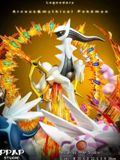 Arceus & Legendary Pokémon with LED - Pokemon Resin Statue - PPAP Studios