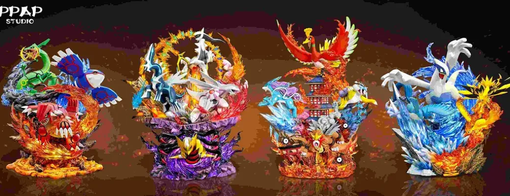 Arceus & Legendary Pokémon with LED - Pokemon Resin Statue - PPAP Studios
