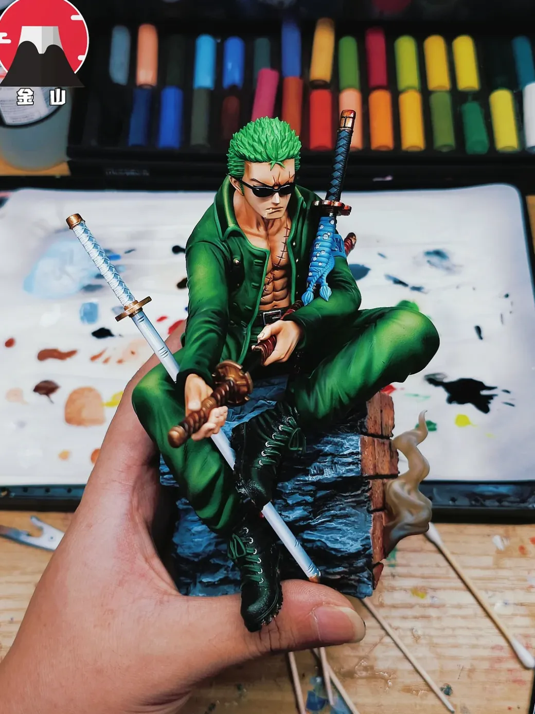 Army Series 001 Roronoa Zoro - ONE PIECE Resin Statue - Jinshan-Studio