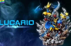 Ash Ketchum's Pokemon Series 001 Lucario - Pokemon Resin Statue - Rainbow Studio
