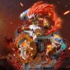Ash Ketchum's Pokemon Series 002 Infernape - Pokemon Resin Statue - Rainbow Studio
