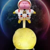 Astronauts Buu alone on the moon night light with LED - Dragon Ball Resin Statue - PSD Studios