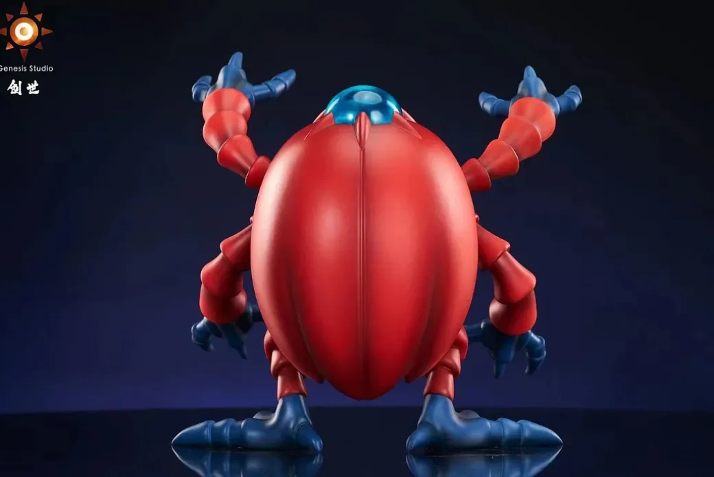 Atlur Kabuterimon Red - Digimon Resin Statue - Genesis-Studio