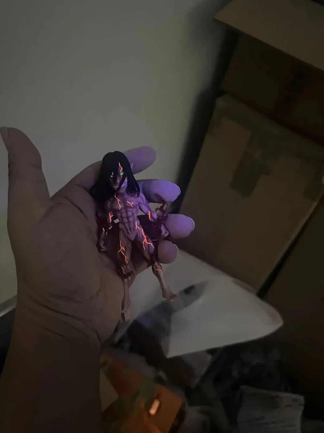 Attack Titan 2.0 with LED - Attack On Titan Resin Statue - Warhead Studios