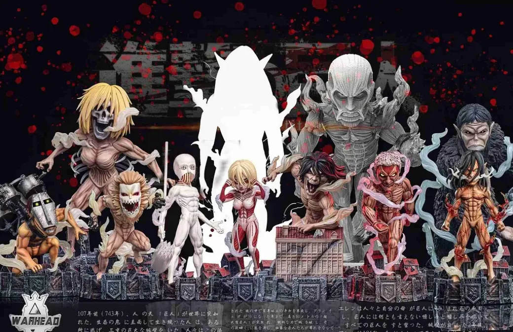 Attack Titan 2.0 with LED - Attack On Titan Resin Statue - Warhead Studios