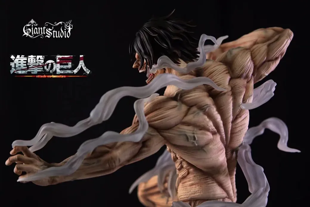 Attack Titan Eren Yeager with LED - Attack On Titan Resin Statue - Giant Studio