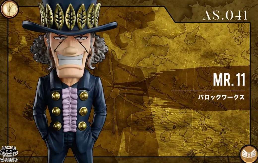 Baroque Works Mr. 11 - ONE PIECE Statue - YZ Studios
