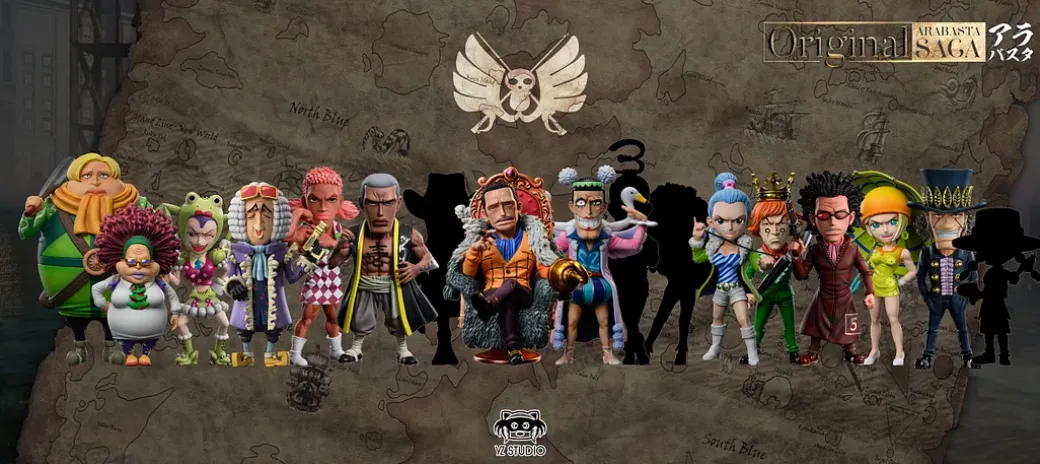 Baroque Works Mr. 11 - ONE PIECE Statue - YZ Studios