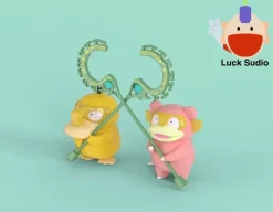 Barrier Beasts Psyduck & Slowpoke - Ne Zha Pokemon Statue - Luck Studio