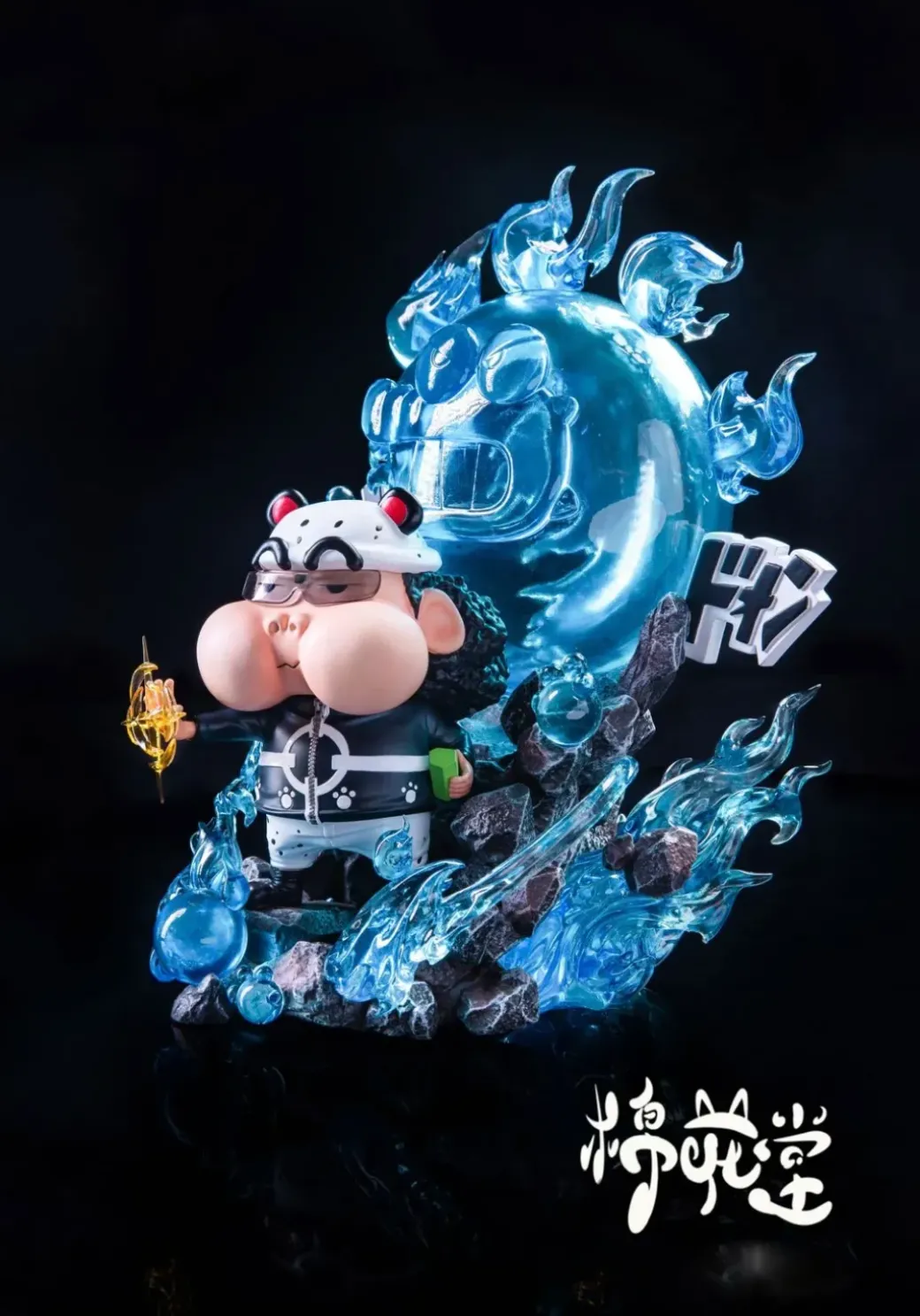 Bartholemew Kuma Cosplay Nohara Shinnosuke - Crayon Shin-chan ONE PIECE Resin Statue - MianHuaTang Studios