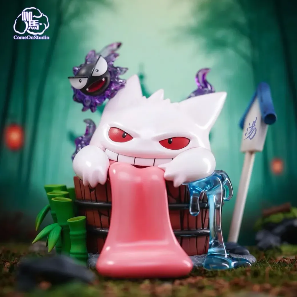Bathing Gengar - Pokemon Resin Statue - Come On Studio