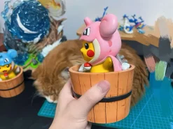 Bathing Lapras Cosplay Pikachu - Pokemon Resin Statue - PoKe Studio