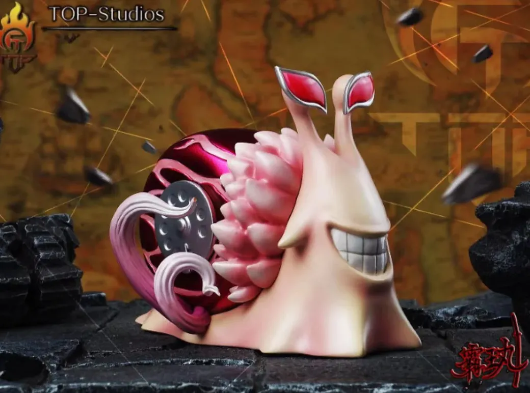 Battle Seven Warlords Series Den Den Mushi - ONE PIECE Resin Statue - TOP-Studios