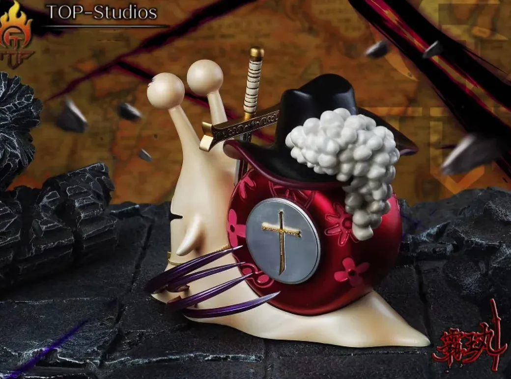 Battle Seven Warlords Series Den Den Mushi - ONE PIECE Resin Statue - TOP-Studios