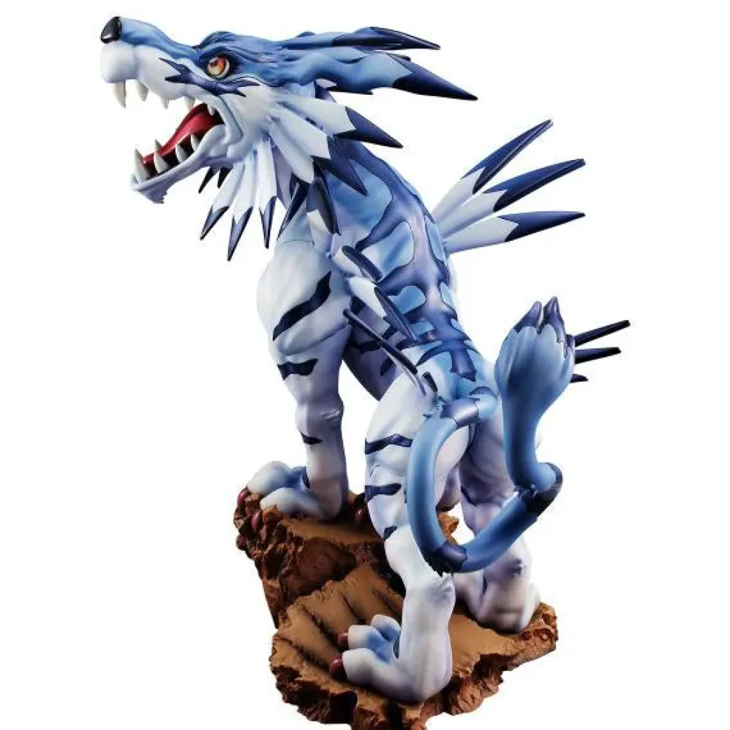 Battle Ver. Garurumon - Digimon Official Statue - MegaHouse