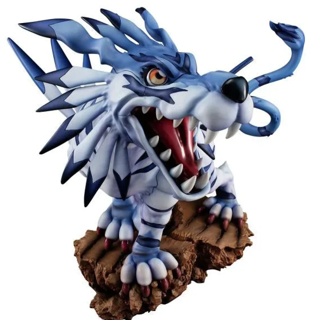 Battle Ver. Garurumon - Digimon Official Statue - MegaHouse