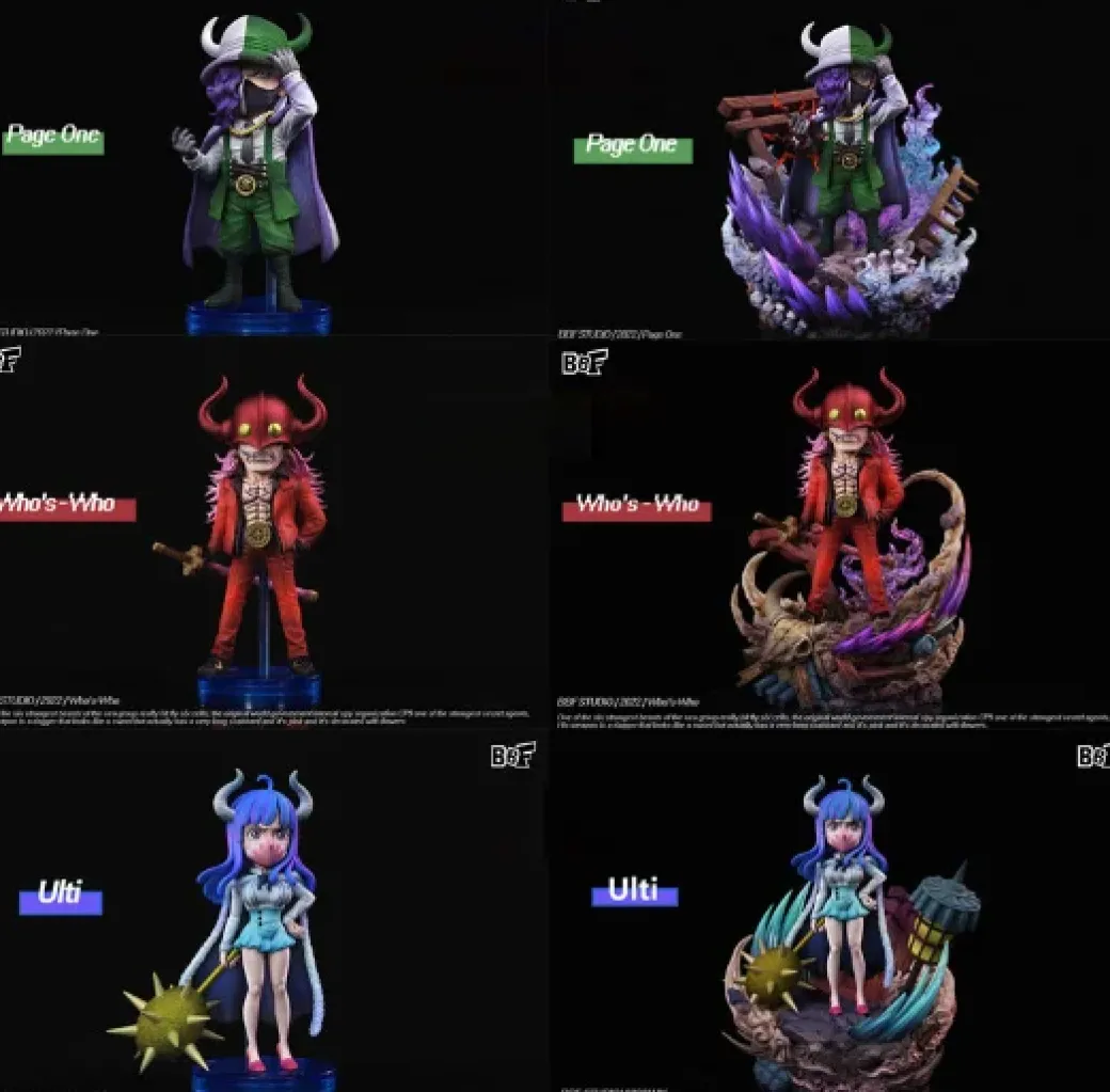 Beast Pirate Who's-Who, Pageone, Ulti - ONE PIECE Resin Statue - BBF Studios