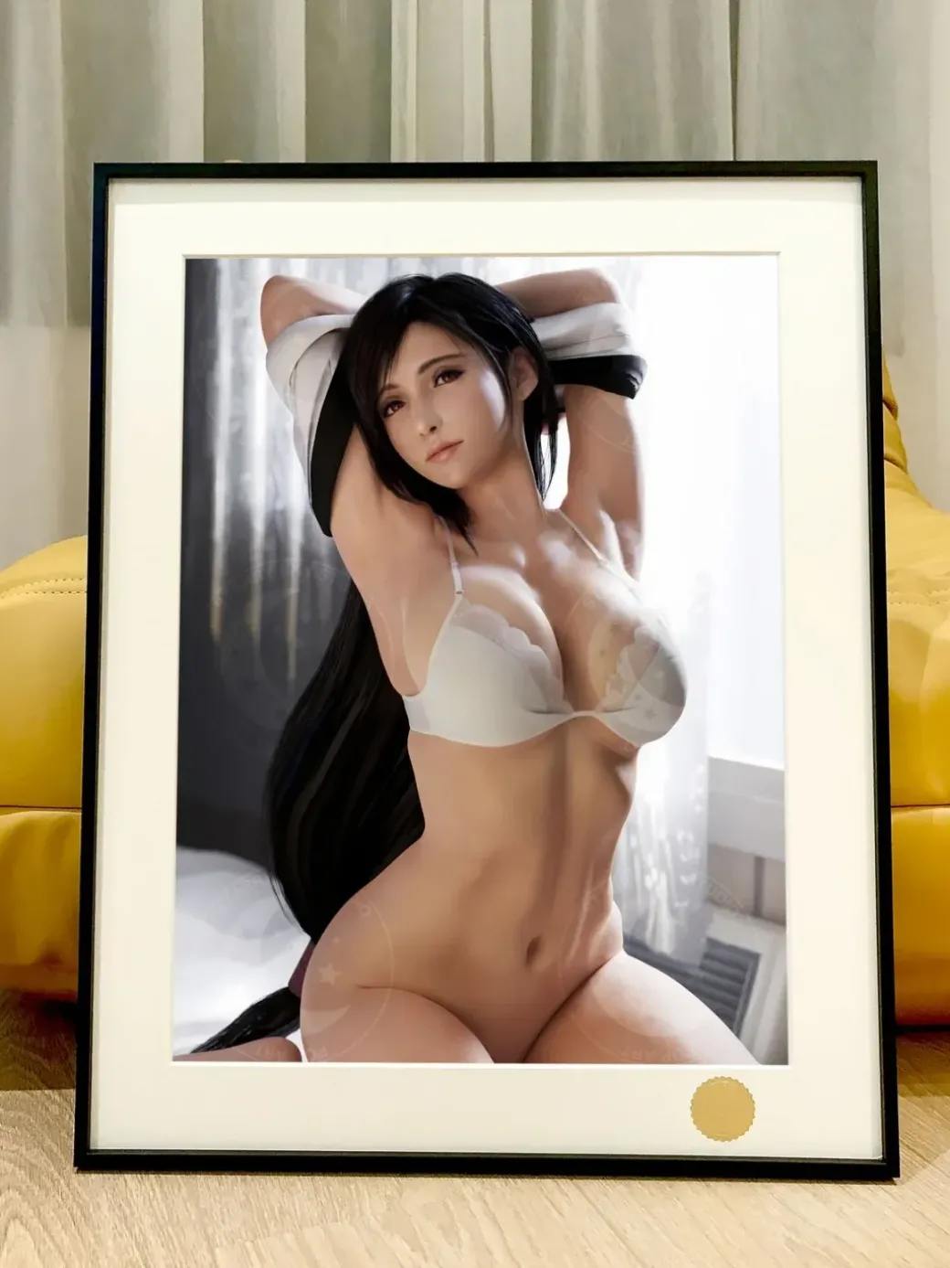 Bedtime Tifa Lockhart Decorative Painting - (FF7) Final Fantasy VII - Xingkong Studio