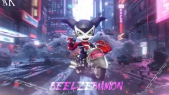 Beelzebumon with Motorcycle & Impmon with Motorcycle - Digimon Resin Statue - DMX Studios