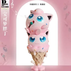 Big & Small Scale Ice Cream Jigglypuff - Pokemon Resin Statue - Poker-Studios