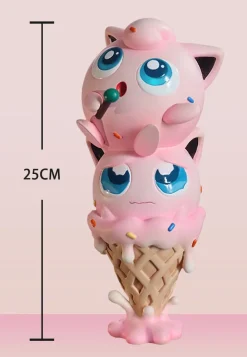 Big & Small Scale Ice Cream Jigglypuff - Pokemon Resin Statue - Poker-Studios
