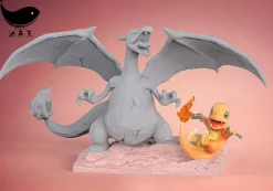 Big Artist Series 001 Charmander - Pokemon Resin Statue - Shima Aji Studio