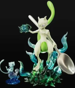Big Scale Mewtwo with LED - Pokemon Resin Statue - STS Studio