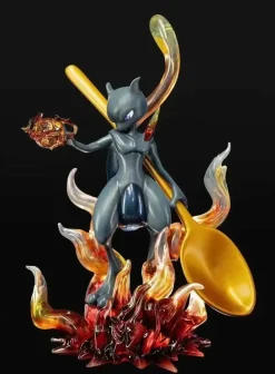 Big Scale Mewtwo with LED - Pokemon Resin Statue - STS Studio