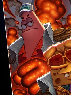 Bikini Bottom Marines Admirals Decorative Painting - SpongeBob SquarePants ONE PIECE - Xingkong Studio