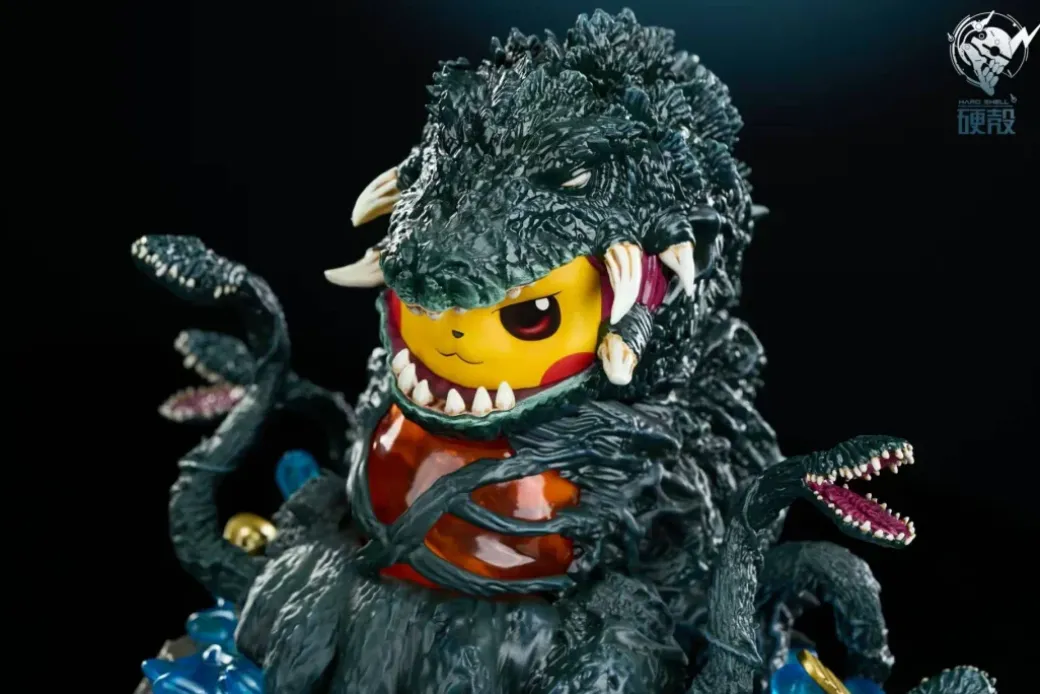 Biollante Cosplay Pikachu - Pokemon Godzilla Resin Statue - HARD SHELL Studios