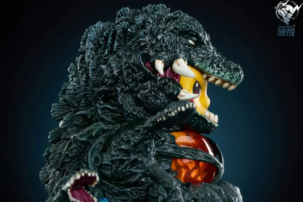 Biollante Cosplay Pikachu - Pokemon Godzilla Resin Statue - HARD SHELL Studios