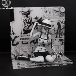 Black & White Comic Ver. Nami - ONE PIECE Resin Statue - XOXO Studios