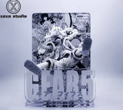 Black & White Comic Ver. Nika Monkey D. Luffy - ONE PIECE Resin Statue - XOXO Studios
