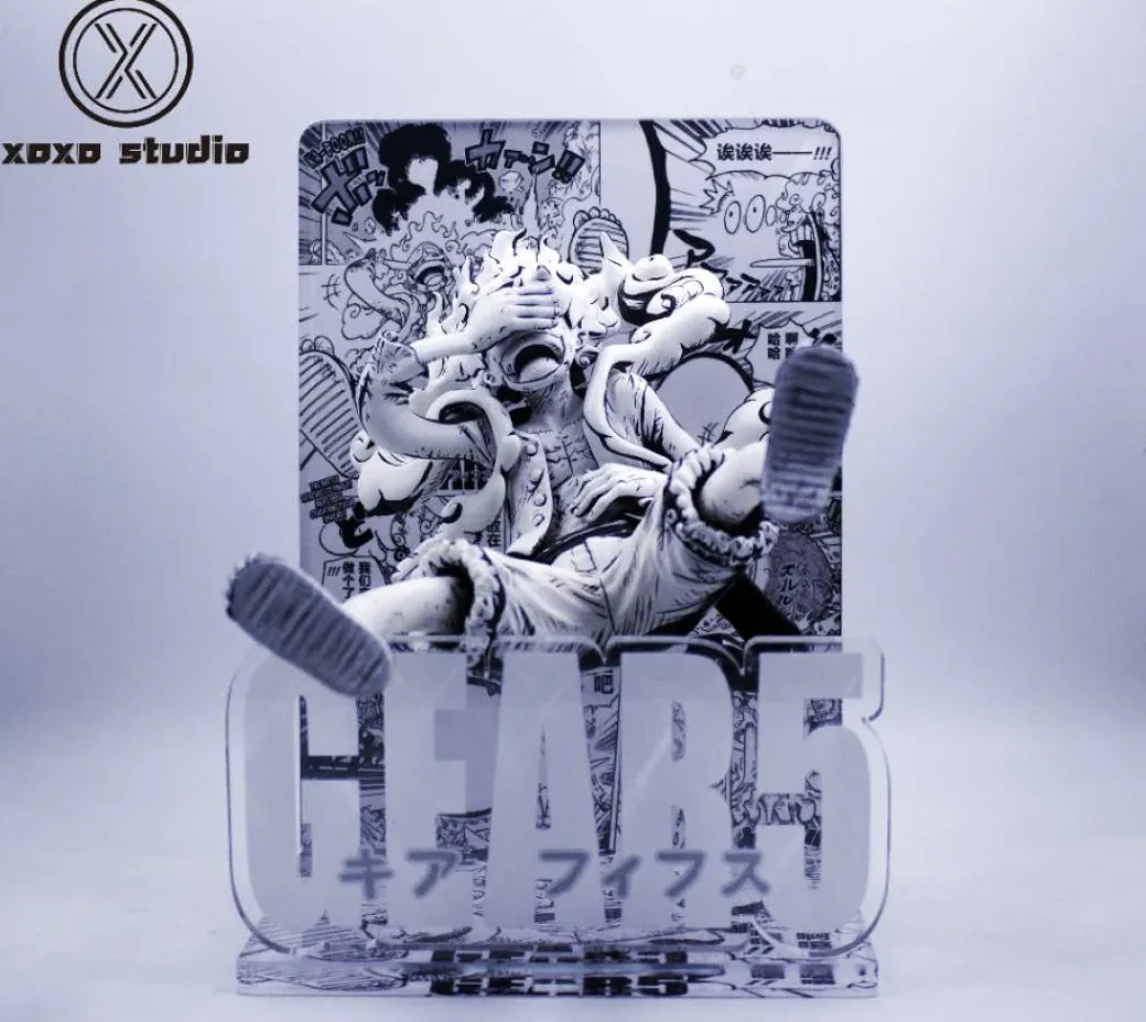 Black & White Comic Ver. Nika Monkey D. Luffy - ONE PIECE Resin Statue - XOXO Studios