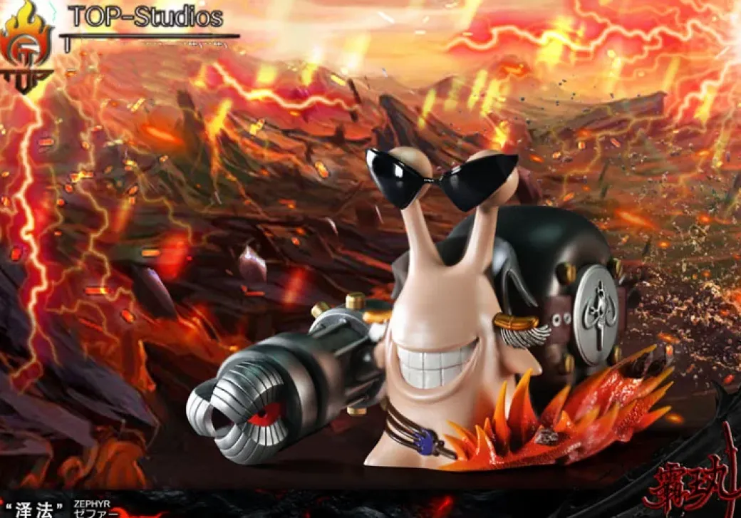 Black Arm Zephyr's DenDen Mushi - ONE PIECE Resin Statue - TOP-Studios