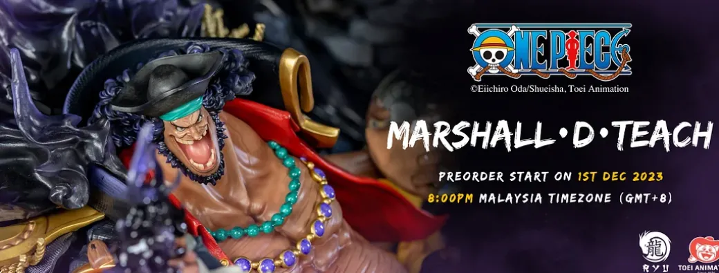 Blackbeard Marshall D. Teach - ONE PIECE Resin Statue - RYU Studios