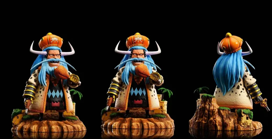 Blackbeard Pirates 005 Corrupt King Avalo Pizarro - ONE PIECE Resin Statue - A Plus Studios