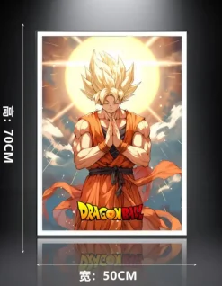 Blessing Son Goku Decorative Painting - Dragon Ball Decorative Painting - AMaoHuaShe Studio