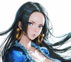 Blue Cloth Ver. Boa Hancock Decorative Painting - ONE PIECE - Xingkong Studio