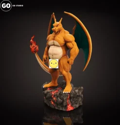 Bmax Scale Furry Orc Charizard - Private - Pokemon Resin Statue - GO Studios