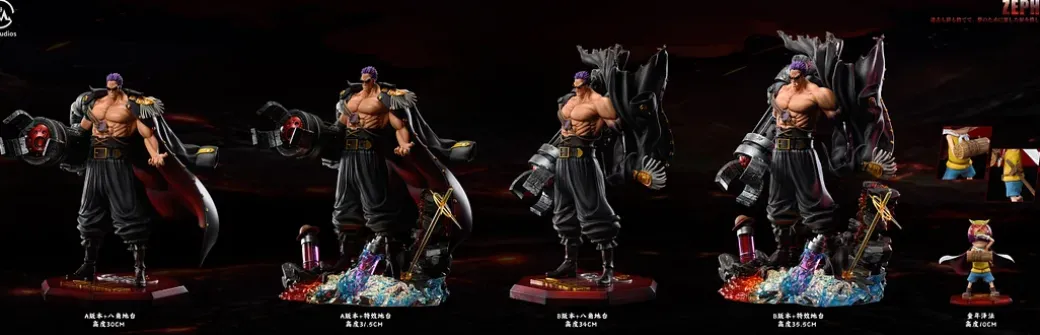 Boss Series 002 Black Arm Zephyr - ONE PIECE Resin Statue - GG-Studios